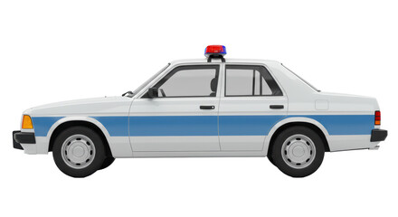Isolated Police Car © Paul