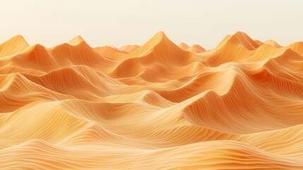 Abstract desert landscape