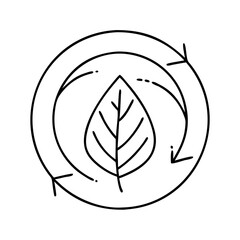 sustainabilityleaf icon, sustainabilityleaf line art - simple line art of sustainabilityleaf, perfect for sustainabilityleaf logos and icons