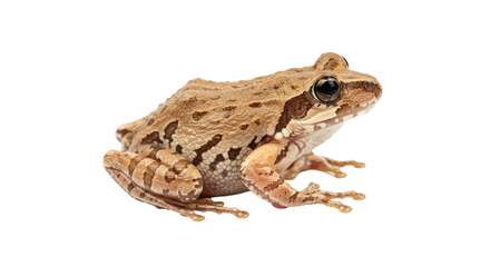 Isolated Brown Frog