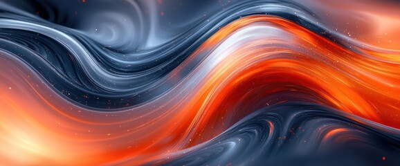 Obraz premium Abstract swirling colors