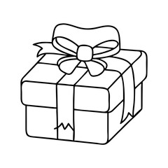 gift box icon, gift box vector illustration-simple illustration of gift box, perfect for gift box logos and icons