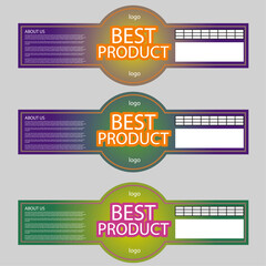 modern design template for infographic lavel.