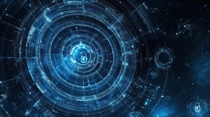 Obraz premium Cybersecurity System Design
