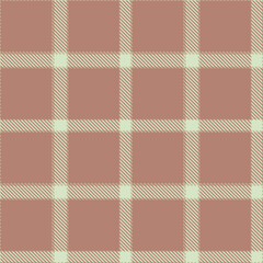 Autumn putty and Mellow pinkish brown Seamless Tartan Textile Design