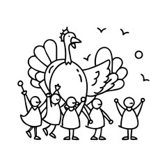 thanksgivingparade icon, thanksgivingparade line art - simple line art of thanksgivingparade, perfect for thanksgivingparade logos and icons