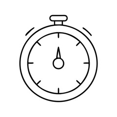 timer icon, timer line art - simple line art of timer, perfect for timer logos and icons