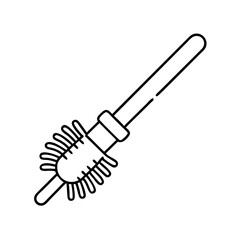 toiletbrush icon, toiletbrush line art - simple line art of toiletbrush, perfect for toiletbrush logos and icons