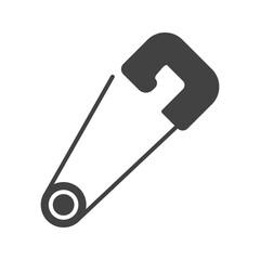 Safety Pin icon vector image. Suitable for mobile apps, web apps and print media.