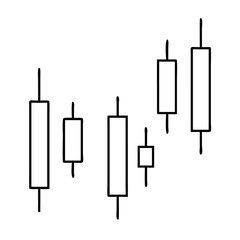 tradingcandlestick icon, tradingcandlestick line art - simple line art of tradingcandlestick, perfect for tradingcandlestick logos and icons