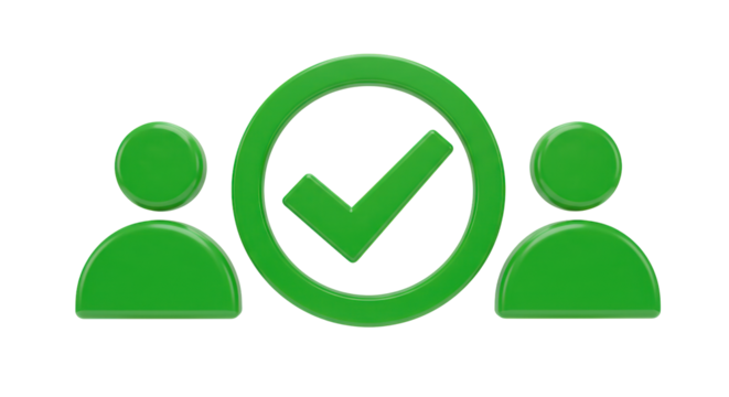 Isolated Team Approved Icon - Powered by Adobe