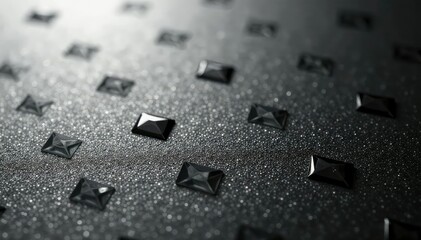 Subtle repeating diamond motif on a textured surface, monochrome palette, neutral, design, motif