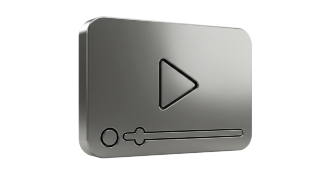 Isolated Media Player Icon