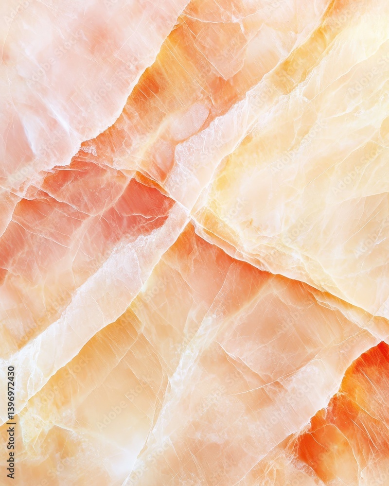 Aufkleber a high-resolution close-up image showcases the intricate veining and texture of a polished peach and