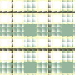 Fire egg shell and Light white Seamless Tartan Textile Design