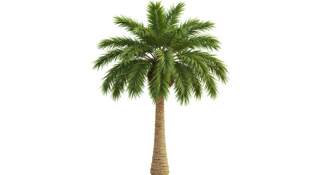 Isolated Palm tree