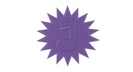 Isolated Music symbol