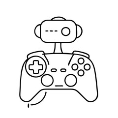 virtualcontroller icon, virtualcontroller line art - simple line art of virtualcontroller, perfect for virtualcontroller logos and icons