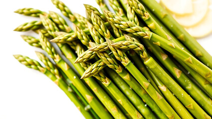 Obraz premium asparagus food with white png background 