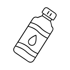waterbottle icon, waterbottle line art - simple line art of waterbottle, perfect for waterbottle logos and icons