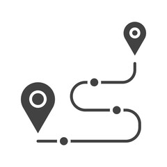 Route I icon vector image. Suitable for mobile apps, web apps and print media.