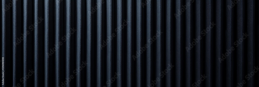 Aufkleber a textured black surface with vertical lines, creating a visually striking and modern design.