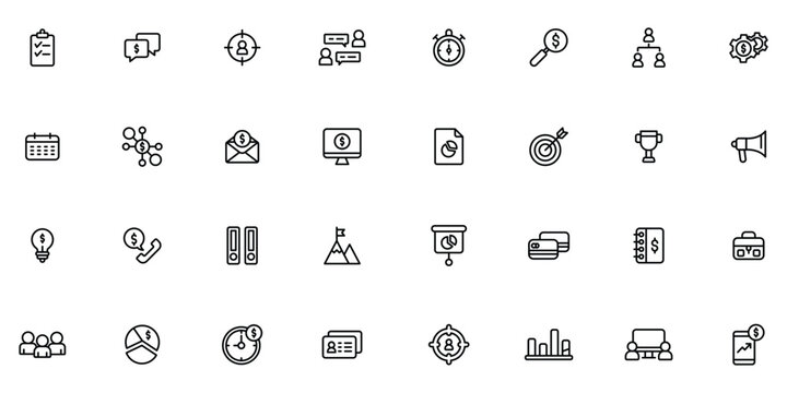 set of vector icons