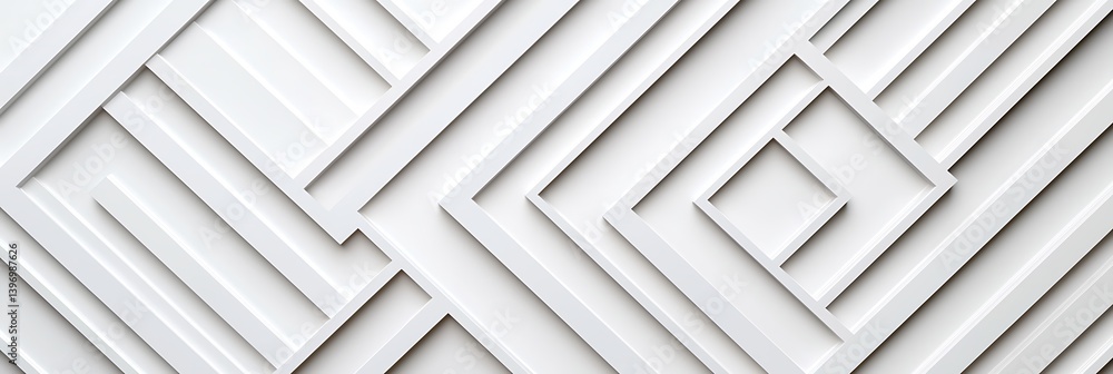 Poster a textured white surface featuring geometric lines and shapes, creating a modern and minimalistic de