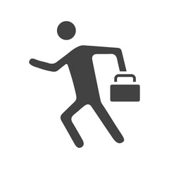 Late for Meeting icon vector image. Suitable for mobile apps, web apps and print media.