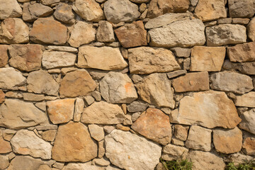 Natural stone wall texture