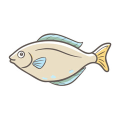 platy fish icon, platy fish vector illustration-simple illustration of platy fish, perfect for platy fish logos and icons