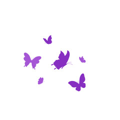 World lupus day awareness Month with purple butterflies