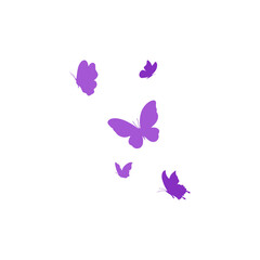 World lupus day awareness Month with purple butterflies