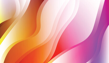 Template Modern Background With Curves Lines. For Elegant Pattern Cover Book. Vector Illustration with Color Gradient.