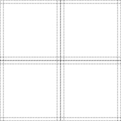 Elegant Bright charcoal grey & Dusky white Seamless Tartan Textile Design