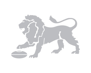 vector illustration of a lion