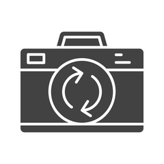 Rear Camera icon vector image. Suitable for mobile apps, web apps and print media.