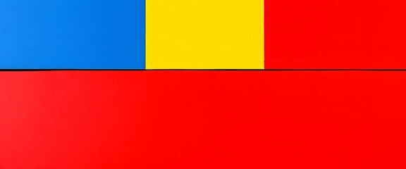 Naklejka premium Vibrant color block abstract background image modern minimalist design