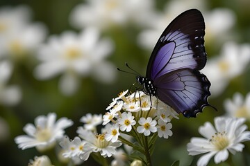 Obraz premium butterfly on flower