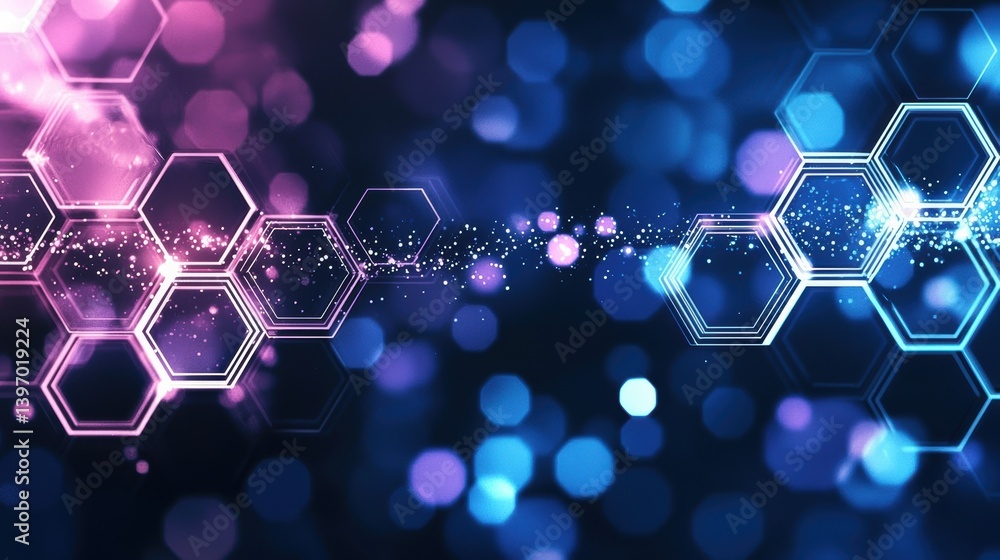 Poster dynamic light patterns abstract digital art visual effects modern design close-up technology concept