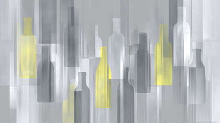Abstract wallpaper with a series of transparent b embodies sleek digital art innovation with brilliance.