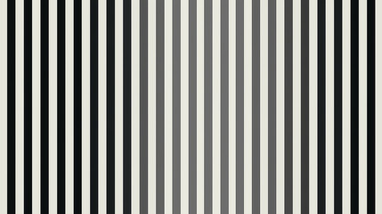 Thin black and white stripes with a glossy finish deliver sleek style and artistic allure