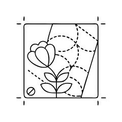 stencil icon, stencil vector illustration-simple illustration of stencil, perfect for stencil logos and icons