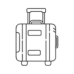 suitcase icon, suitcase vector illustration-simple illustration of suitcase, perfect for suitcase logos and icons