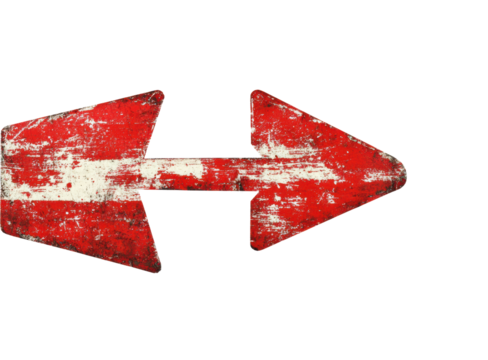 Directional sign arrows roadway graphic design urban isolated on transparent background, png