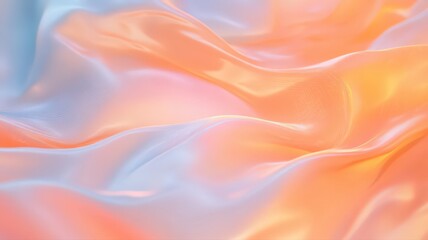 Obraz premium Pastel Fabric Texture with Soft Waves and Subtle Sparkle