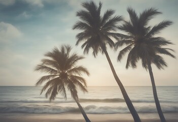 image drawn palm watercolor picturesque trees beach tree set hand pictures drawing green colours pattern illustration travel plant coconut floral painting vacation vignetting nature exotic isolated