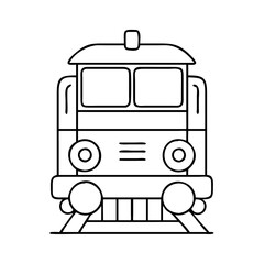 train engine icon, train engine vector illustration-simple illustration of train engine, perfect for train engine logos and icons