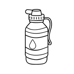 water bottle icon, water bottle vector illustration-simple illustration of water bottle, perfect for water bottle logos and icons