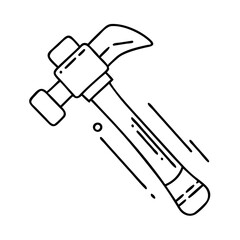 hammer icon, hammer vector illustration-simple illustration of hammer, perfect for hammer logos and icons